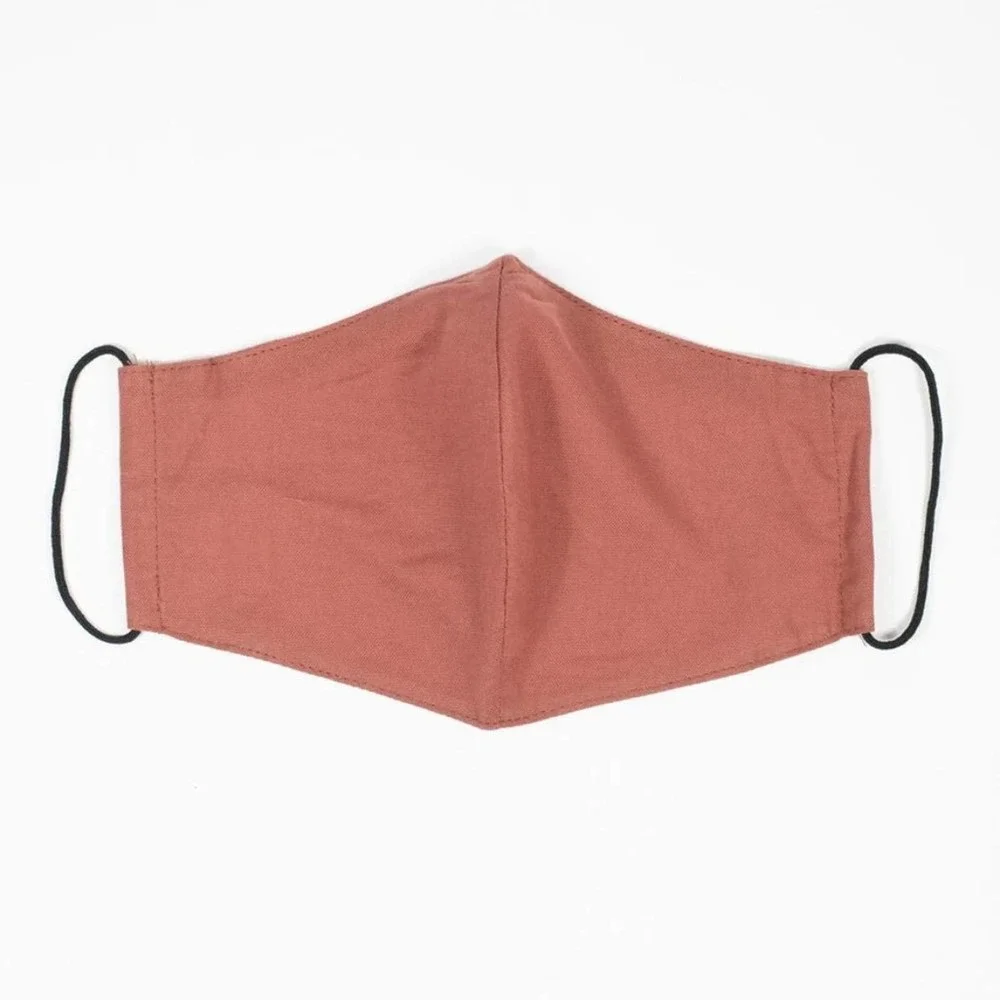 Unique Vintage Mens Face Mask in Cinnamon Brown - One Size